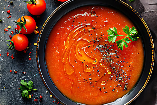 1 Quart Watermelon Heirloom Tomato Gazpacho